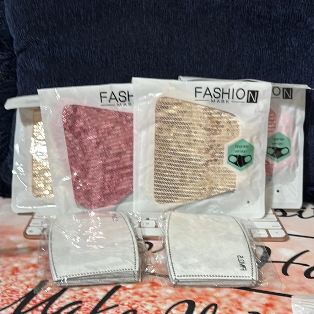 Sequin Face Masks & Filters
